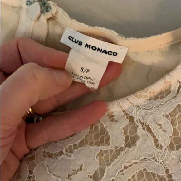 Club Monaco Lace Blouse - Picture 2 of 2